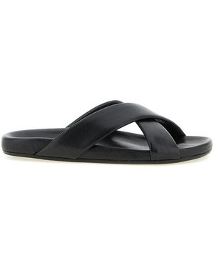 Saint Laurent Schoenen ,Zwart ,Leer Nichols Slides