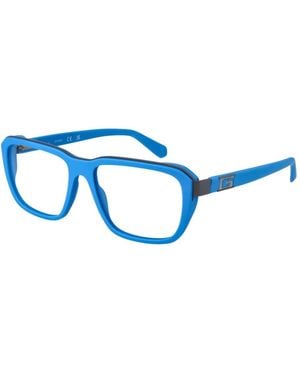 Guess Blaue Rechteckige Optische Brillen