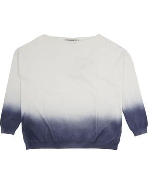 La Fileria Round-Neck Knitwear - Blue