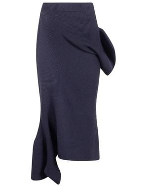 Issey Miyake Midi Skirts - Blue