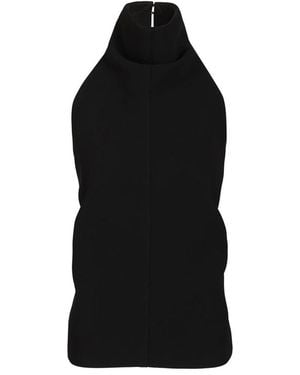 KHAITE Sleeveless Tops - Negro