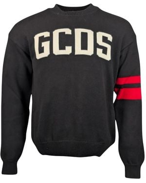 Gcds Logo Detail Sweater - Schwarz