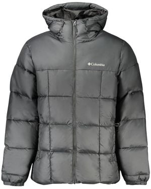 Columbia Fitness ,Grijs ,Lange Mouwen Jas Met Capuchon