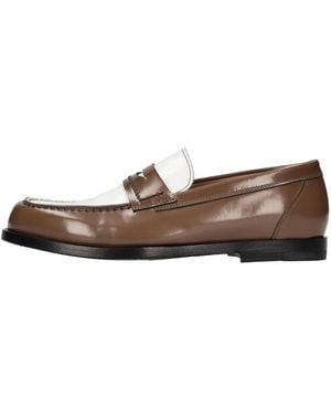 Green George Loafers - Brown