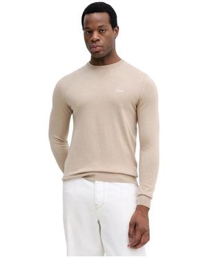 Guess Rundhals-Strickpullover - Natur