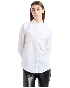 ARMANI EXCHANGE Overhemden ,Wit ,Katoen Sport Blouse