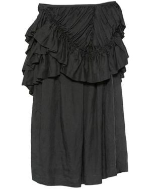 Dries Van Noten Midi Skirts - Negro