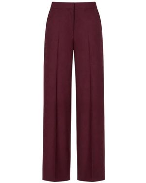 Max Mara Wide Trousers - Rojo