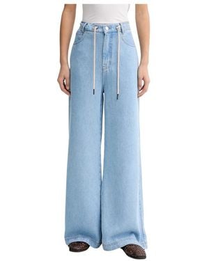 Munthe Wide Jeans - Blu