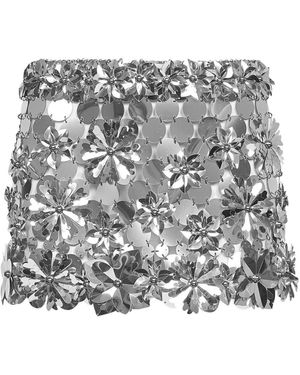 Rabanne Short Skirts - Metallizzato
