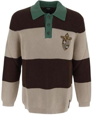 Fendi Round-Neck Knitwear - Groen