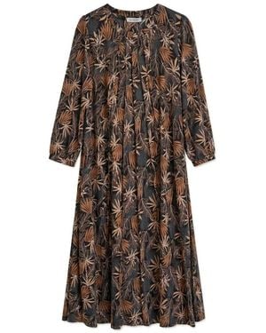 iN FRONT Midi Dresses - Marrón