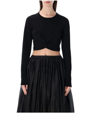 THE GARMENT Tops ,Zwart ,Polyester Madison Knot Top