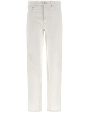 Coperni Jeans ,Wit ,Denim Tapered Denim Jeans