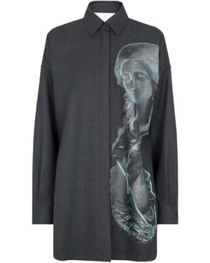 Fendi Shirt Dresses - Grijs