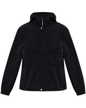 KENZO Jassen ,Zwart ,Nylon Signature Short Windbreaker