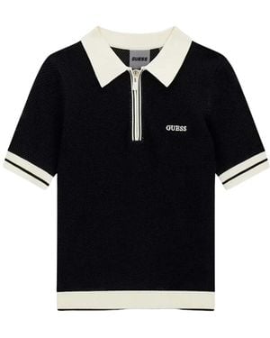 Guess Tops ,Zwart ,Rayon Gabry Polo