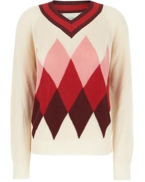 Ballantyne Truien & Vesten ,Veelkleurig ,Katoen Stijlvolle Gebreide Collectie - Rood