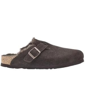 Birkenstock Boston Schmale Weite - Braun