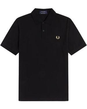 Fred Perry Polo Shirts - Black