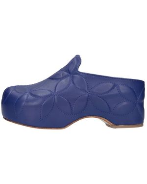 Maliparmi Leather Clog - Blau