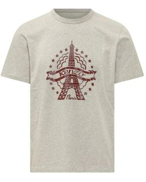 KENZO Tops ,Grijs ,Nylon T-Shirt