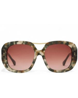 Claris Virot Sunglasses - Brown