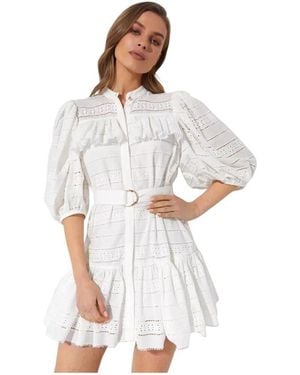 Acler Short Dresses - White