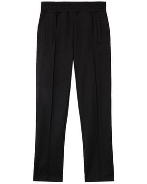 Palm Angels Straight Trousers - Black
