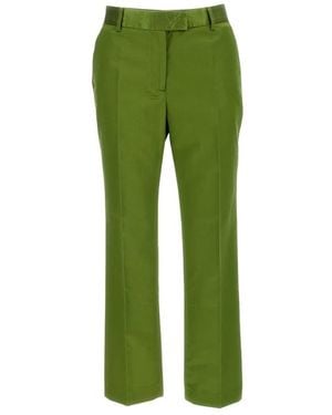 Alberto Biani Rechte Broek - Groen