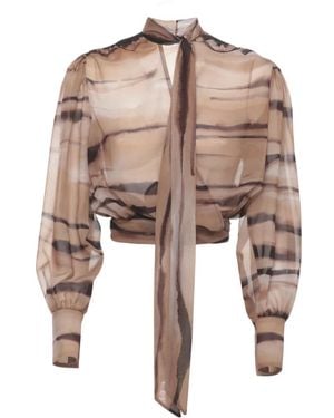 Elisabetta Franchi Blouses - Neutro