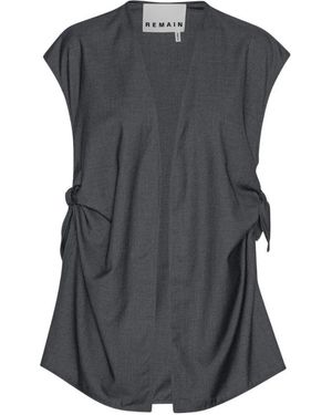 REMAIN Birger Christensen Vests - Gris