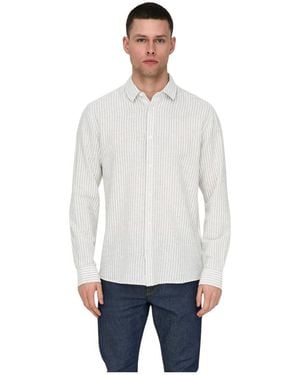Only & Sons Casual Shirts - Blanco