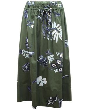 Marella Midi Skirts - Green