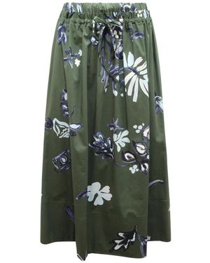 Marella Midi Skirts - Green