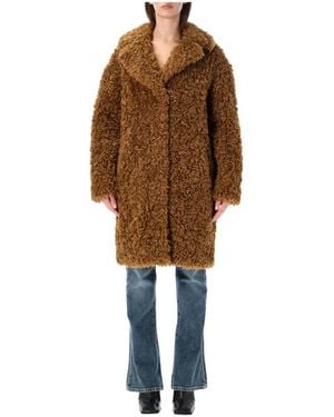 Stand Studio Faux Fur & Shearling Jackets - Marron