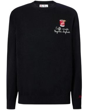 Mc2 Saint Barth Round-Neck Knitwear - Nero