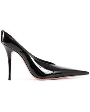 AMINA MUADDI Heeled Mules - Black