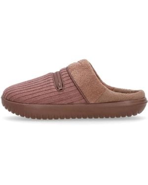 Nike Fleece-Mule Mit Bestickter Vorderseite - Braun