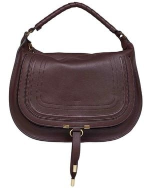Chloé Tassen ,Bruin ,Katoen Marcie Shoulder Bag