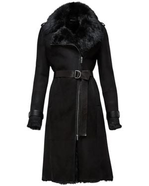 V S P Faux Fur & Shearling Jackets - Negro