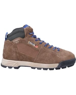 Autry Lace-Up Boots - Brown