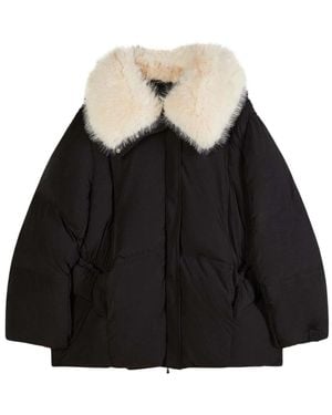 Patrizia Pepe Faux Fur & Shearling Jackets - Nero