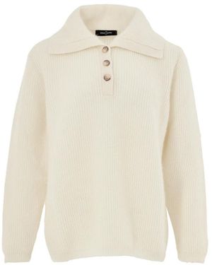 Gran Sasso V-Neck Knitwear - White