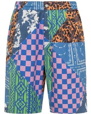 Marcelo Burlon Casual Shorts - Blue