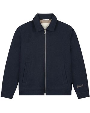 Dstrezzed Jassen ,Blauw ,Wol Pat Ripstop Wool Jacket