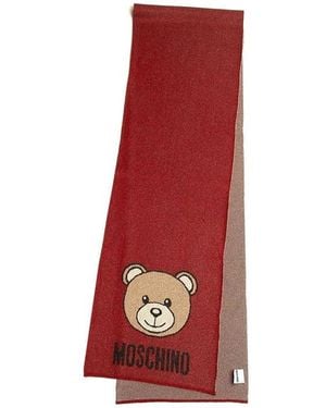 Moschino Accessoires ,Rood ,Polyester Winter Sjaal