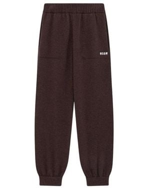 MSGM Sweatpants - Marrón