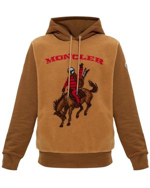 Moncler Hoodies - Marron