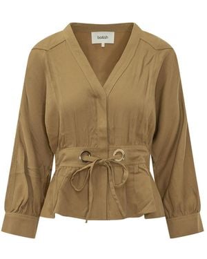 Ba&sh Overhemden ,Bruin ,Blouses - Groen